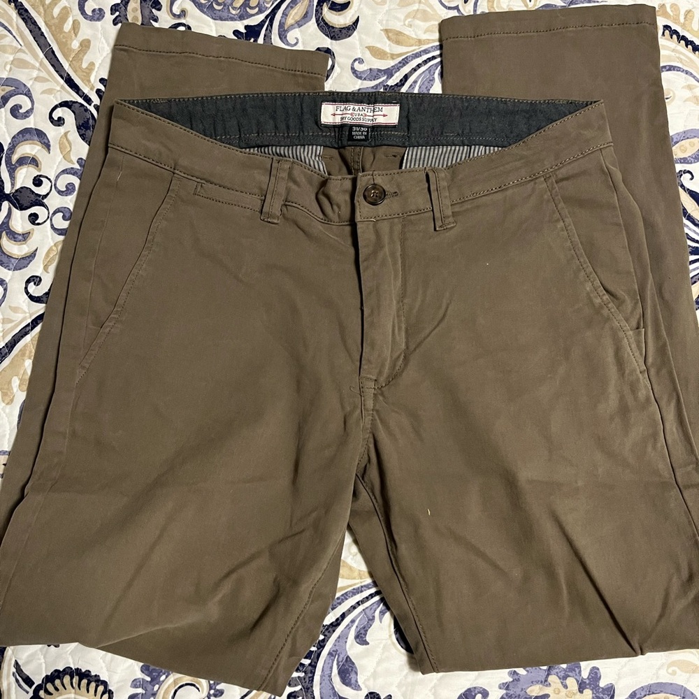 Men's Olive Khaki Pants